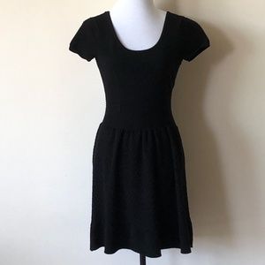 NWOT  Sandro Black Knit Dress - Size 2 (M)